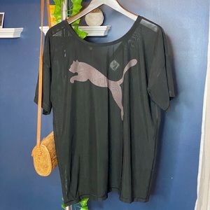 Puma Mesh Workout Top